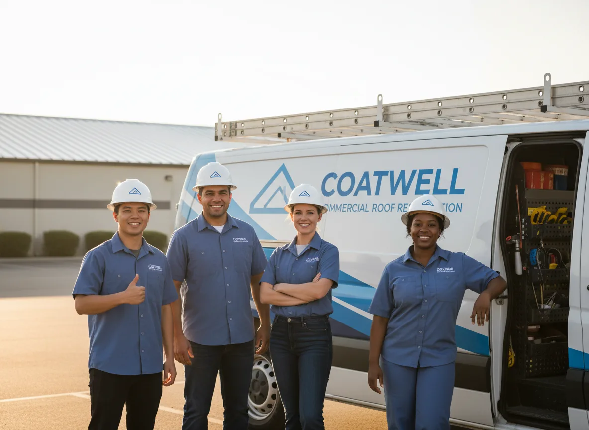 Commercial roof coating company in Slidell, TX
